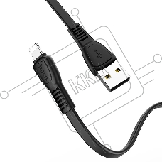 Кабель HOCO USB X40 Noah для Lightning, 2.4А, длина 1 м, черный