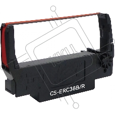 Картридж матричный Cactus CS-ERC38B/R черный/красный для Epson ERC 30/34/38, UT2000/4000