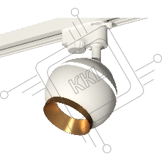 Светильник Ambrella light XT1101023 SWH/PYG белый песок/золото желтое полированное GU5.3 LED 3W 4200K (A2520, C1101, N7034)