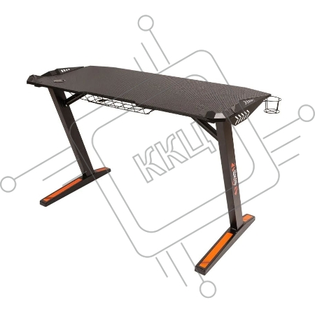 Игровой стол Skyland SKILL CTG-003 чёрный  (1200 x 600 x 750 мм, МДФ, металл, карбон)