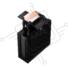 Кулер для процессора PCCooler RT400 Digital BK (230W, 4-pin PWM, LED temp., 152mm, Al/Cu, 4x6mm, 1x120mm, 73.32CFM, 34.9dBA, 2200RPM, S: 1851/1700/1200/115X, AM5/AM4, black)