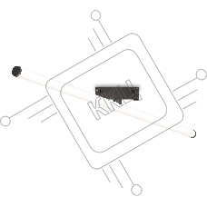 Трековый светильник GL2380 BK черный IP20 30W 3CCT 3000-6400K 48V 900*25*73