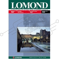 Фотобумага LOMOND Односторонняя Матовая, 160г/м2,A4/25л.