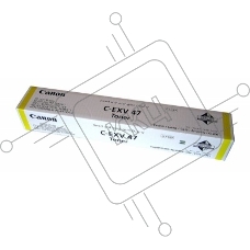 Картридж лазерный Canon C-EXV47Y 8519B002 желтый для iR-ADV С351iF/C350i/C250i