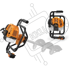 Мотобур Carver AG-152/000 бытовой 2-х такт. 1400Вт 1.9л.с. 52см3 277об/мин (01.003.00022)