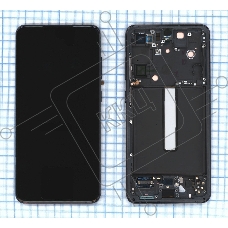 Дисплея для Samsung Galaxy S21 FE 5G SM-G990B в сборе с тачскрином ServicePack, серый (GH82-26414A)