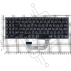 Клавиатура для ноутбука Asus UX561UD Q535UD черная без рамки, с подсветкой