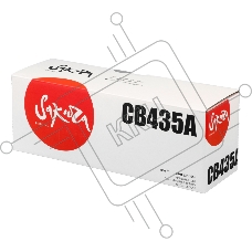 Картридж лазерный Sakura CB435A для HP LJ P1005/P1006, черный, 2000 к.