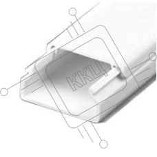 Кабель-канал 20х10 L2000 пластик с двойным замком УралПак КК-19020010-160