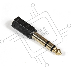 Переходник аудио Exegate EX284949RUS EX-AA-3F6M (6.35mm Jack M/3.5mm Jack F)