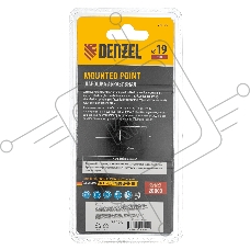 Шарошка абразивная, цилиндр, 19 x 25 мм, для дрели, хвостовик d6 мм, 63С Denzel