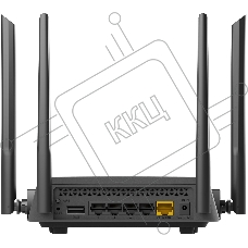 Роутер беспроводной D-Link DIR-825/RU/R7 (DIR-825/RU/R7A) AC1200 10/100/1000BASE-T черный