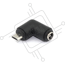 Переходник 5,5х2,5 на Micro USB угловой