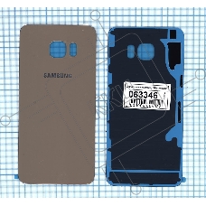 Задняя крышка для Samsung G928 Galaxy S6 Edge Plus золотая