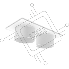 Светильник Ambrella light TN330/2 SWH белый песок GU5.3 182*92*60
