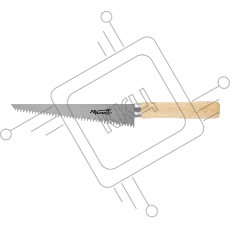 Ножовка по гипсокартону, 180 мм, деревянная рукоятка// Sparta