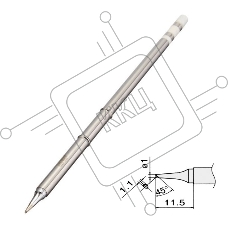 Жало для индукционных паяльников T12-BCF1