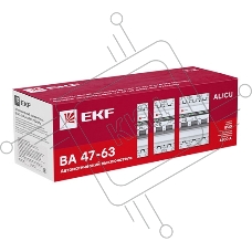 Выключатель автоматический 3P 16А (D) 6кА ВА 47-63N EKF PROxima