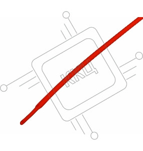 Термоусаживаемая трубка REXANT 1,0/0,5 мм, красная, упаковка 50 шт. по 1 м