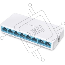 Коммутатор Mercusys MS108, 8 портов Ethernet 100 Мбит/с
