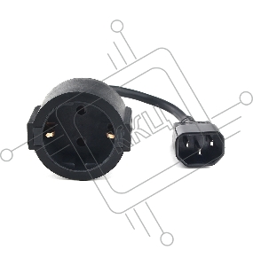 Кабель Удлинительный кабель питания  Gembird/Cablexpert ,C14 - евро-розетка , PC-SFC14M-01