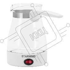 Электрическая турка Starwind STG6050 белый, исп. кофе - молотый, 0.6 л, 600 Вт.