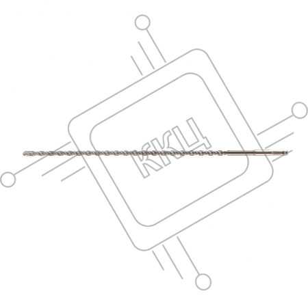 Бур по бетону, 10 x 460 мм, SDS PLUS// Matrix