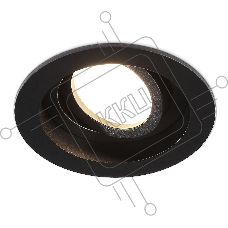 Встраиваемый поворотный точечный светильник Ambrella light TN102756 BK черный IP20 GU5.3 D98*32