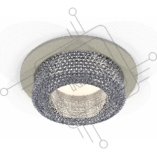 Комплект встраиваемого светильника Ambrella light XC7623020 SGR/CL серый песок/прозрачный MR16 GU5.3 (C7623, N7191)