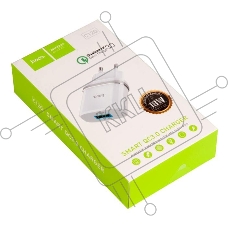 Сетевое ЗУ QC 3.0 HOCO HC-16262 C12Q 1 USB Выход: 5V_9V_12V, 18W белый