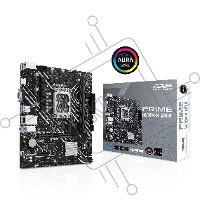 Материнская плата ASUS PRIME H610M-K ARGB LGA1700 H610 2*DDR5, U32 GEN 1 M.2 AURA
