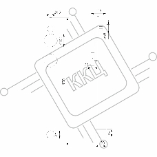 40154/LED/ Светильник настенный светодиодный Illume черный 4000K