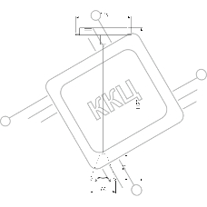Трековый светильник Slim Magnetic 5W 4200K Event (латунь) 85039/01