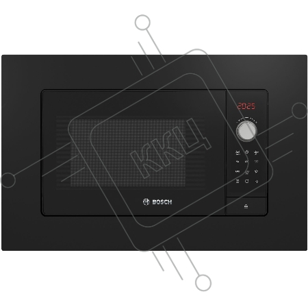 Микроволновая печь Bosch BEL653MB3 25л. 800Вт черный (встраиваемая)