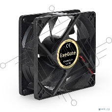 Вентилятор для корпуса ExeGate EX08025S2P черный, 80 мм, 2200 об/мин, 22.5 дБ, 2 pin