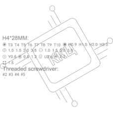Отвертка с набором бит Jakemy JM-8159