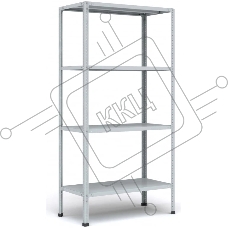 Металлические стеллажи Стеллаж MS 200KD/100x50/4 (Размеры внешние (ВхШхГ) 2000х1000х500 мм, 4 полки, с разборной стойкой)