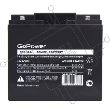 Аккумулятор свинцово-кислотный GoPower LA-12180 12V 18Ah (1/2)