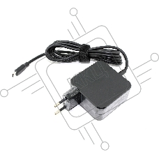 Блок питания (сетевой адаптер) для ноутбуков HP 12V 2A 15V 3A 45W Type-C  (квадратный корпус) OEM