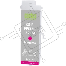 Картридж перезаправляемый струйный Cactus CS-R-PFI321SET-CHIP набор 5шт.упак. для Canon imagePROGRAF TM-250/255/350/355 с чипом