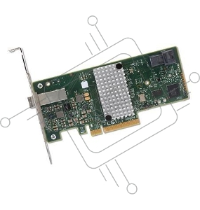 Контроллер LSI 9300-4i4e SGL PCI-E, 4-port int/4-port ext 6Gb/s, SAS Adapter (LSI00348)