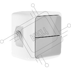 Выключатель 2-кл. открытой установки IP54 10А, бело-серый 