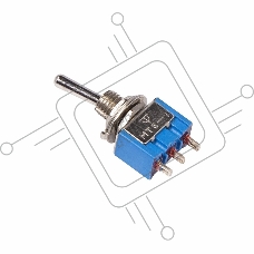 Тумблер 250V 3А (3c) ON-OFF-ON однополюсный  Micro  REXANT