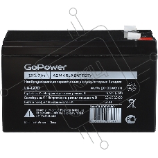 Аккумулятор свинцово-кислотный GoPower LA-1272 12V 7.2Ah