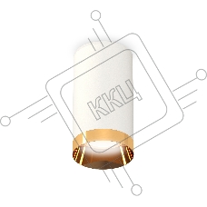Светильник Ambrella Light XS6322024 SWH/PYG белый песок/золото желтое полированное MR16 GU5.3 (C6322, N6134)