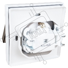 Розетка Bylectrica Роз. 1-местн. СУ с земл. IP44 серия CARRE, белый (РС16-0632)