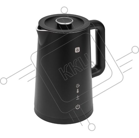 Чайник WiFi умный пластиковый, черный HALSA