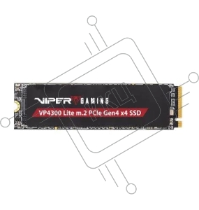 Накопитель SSD Patriot Viper VP4300 Lite 2TB, M.2 2280, VP4300L2TBM28H, PCIe 4x4, NVMe, 7400/6400, heatshield, RET