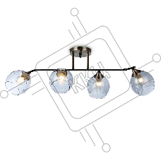 Подвесной светильник TR303011/4 SB/BK/SM бронза/черный/дымчатый E27/4 max 40W 780*350*240