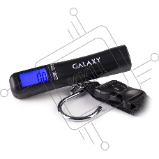 Безмен электронный Galaxy GL 2830, черный, максимальный вес 40 кг, сверхточная сенсорная система датчиков, ЖК-дисплей с подсветкой, цена деления 10 г, функция обнуления массы тары, автомат. отключение, индикатор перегрузки, индикация низкого уровня заряда